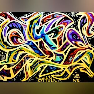 Graffiti canvas  "STYLE by Lue 1